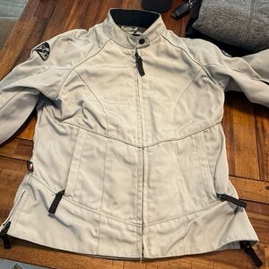 Joe Rocket Light Gray Women's Motorcycle Jacket